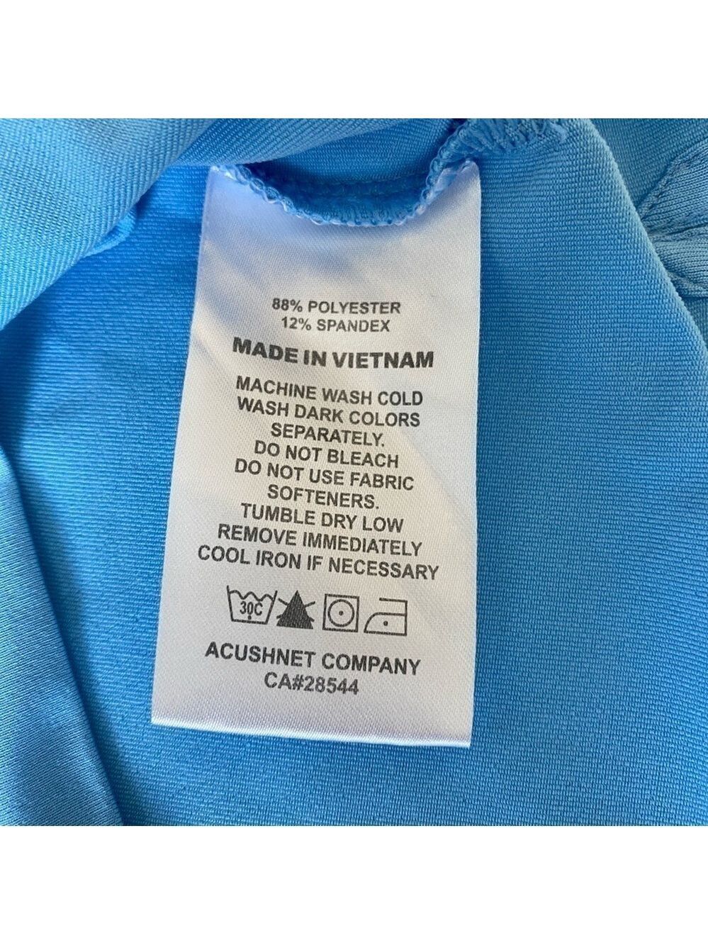 FootJoy FJ Performance Golf Polo Shirt Mens XL Blue Short Sleeve - Picture 6 of 8